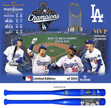Shop Los Angeles Dodgers 2025 World Series Champions Bat Limited