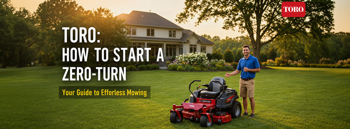 How to Begin a Toro Lawn Mower Zero Turn