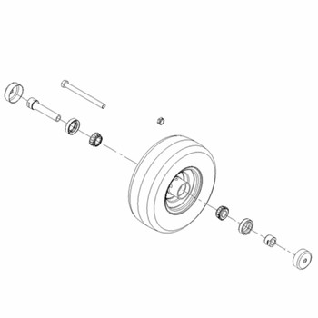 TORO 1465348 WHEEL AND TIRE ASM Original Part