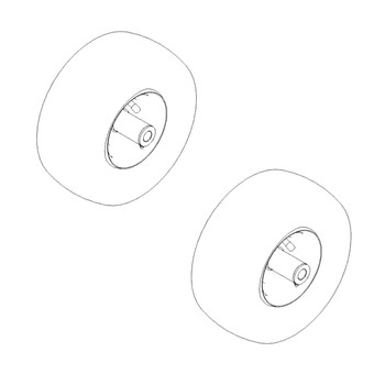 Front Tire Kit For TIMECUTTER MAX TORO Mower Model 77501