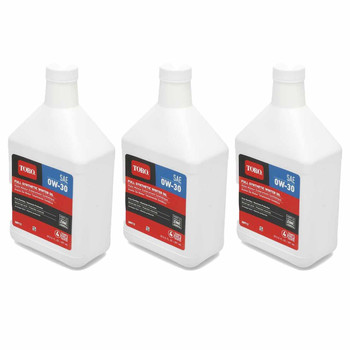 TORO Toro Snow Oil 0W30 Synthetic - 20 oz 38913 Pack(x3) For 38754 Snow Blower