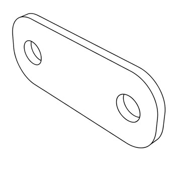 1198948 PLATESTOP HYDRO TORO Genuine OEM Part