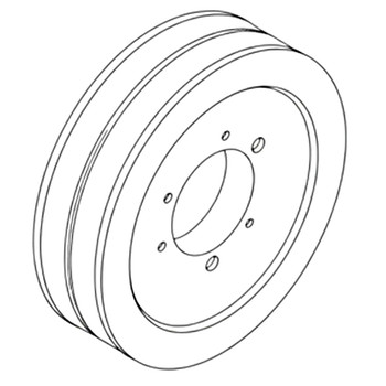 1201864 PULLEY TORO Genuine OEM Part