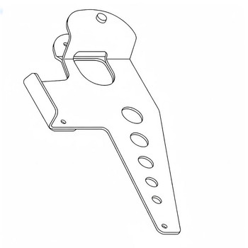 126-9146-03 - SUPPORT-BAGGER LOWER LEFT HAND - TORO Genuine OEM Part