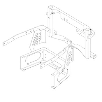 103-4807-03 - MOUNT-BAGGER - TORO Genuine OEM Part