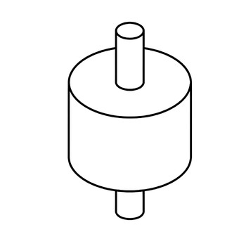 103-5496 - MOUNT-VIBRATION RUBBER - TORO Genuine OEM Part