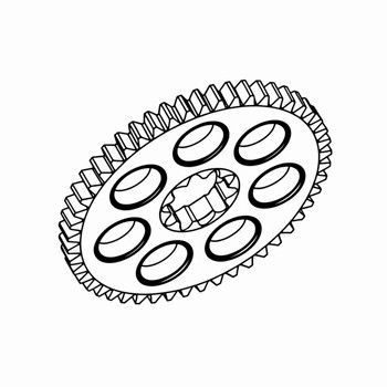 1320911 GEAR49T TORO Genuine OEM Part