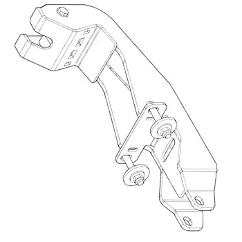 135-2023-03 - MOUNT-BAGGER LOWER - TORO Genuine OEM Part