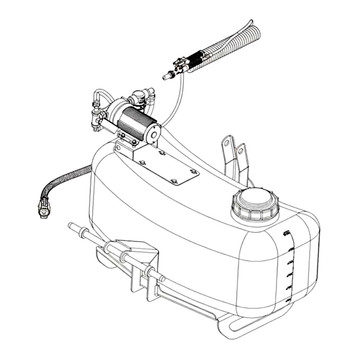 1358169 ASSEMBLY TANK ISO 30GAL ATTACH TORO Genuine OEM Part