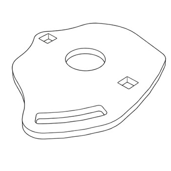 136126303 PLATEMOTOR TORO Genuine OEM Part