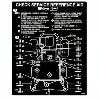 1365519 DECAL CHECK SERVICE TORO Genuine OEM Part