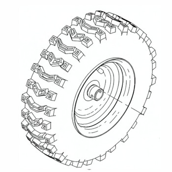 1366668 LEFT HAND WHEEL AND TIRE ASSEMBLY TORO Genuine OEM Part