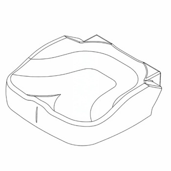 1369001 COVERSEAT BOTTOM TORO Genuine OEM Part