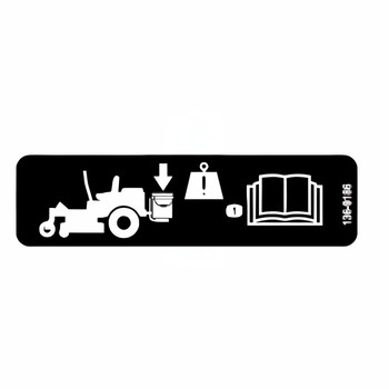 1369186 DECALBUCKET TORO Genuine OEM Part