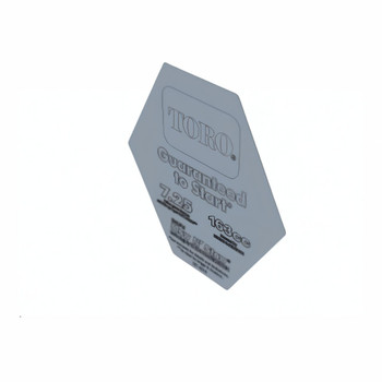 1374816 DECAL B&S SHROUD TORO Genuine OEM Part