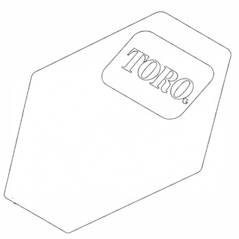 1379141 DECALSHROUD TORO Genuine OEM Part