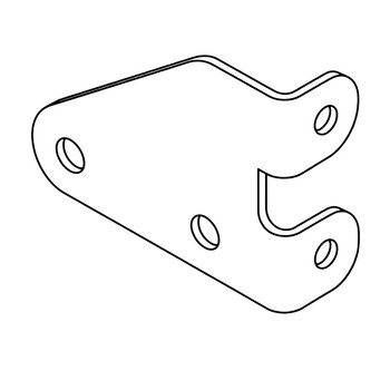 140518301 PLATEMOUNT GUARD TORO Genuine OEM Part