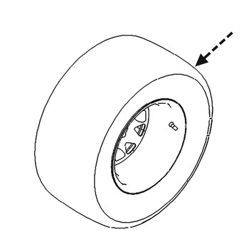 TORO - 144-6989 - ASM-VOODOO TRAC 24X10.5-12 - Original Part - Image 1