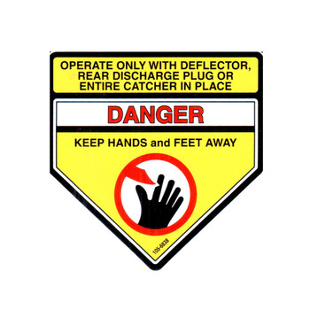 1056838 DECALDANGER TORO Genuine OEM Part