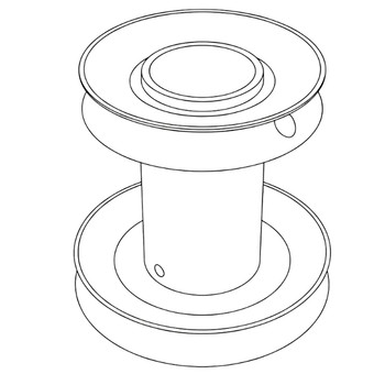 1063410 DOUBLE PULLEY ASSEMBLY TORO Genuine OEM Part