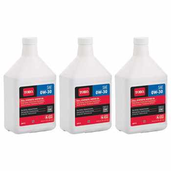38913 TORO SNOW OIL 0W30 SYNTHETIC20 OZ BTL TORO Genuine OEM Part PACK OF 12