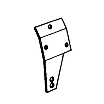 TORO - 49-6590 - RH FRONT BRKT R - Original Part - Image 1