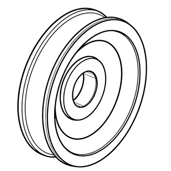 520450 2HP PULLEY TORO Genuine OEM Part