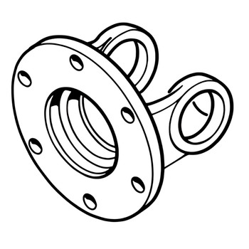 723410 YOKEFLANGE TORO Genuine OEM Part