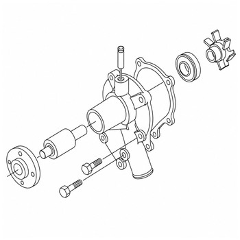 1002065 WATER PUMP ASSEMBLY TORO Genuine OEM Part