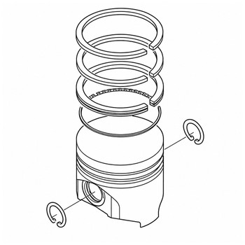 1002164 PISTON KIT TORO Genuine OEM Part