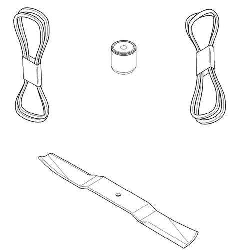 TORO - 112-5000 - MVP BLADE & BELT PACK-Z200 52IN SFS DECK - Original Part