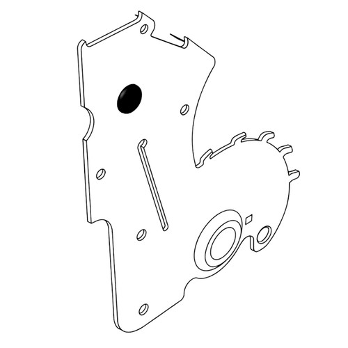 112-6443 - 8 INCH LEFT HAND HOC PLATE ASSEMBLY - TORO Genuine OEM Part