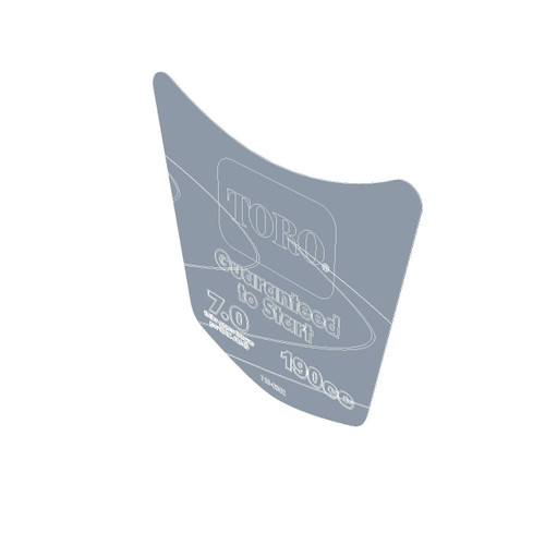 1190302 DECALSHROUD TORO Genuine OEM Part