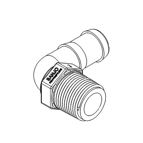 TORO - 119-0490 - ELBOW-HOSEBARB - Original Part - Image 1
