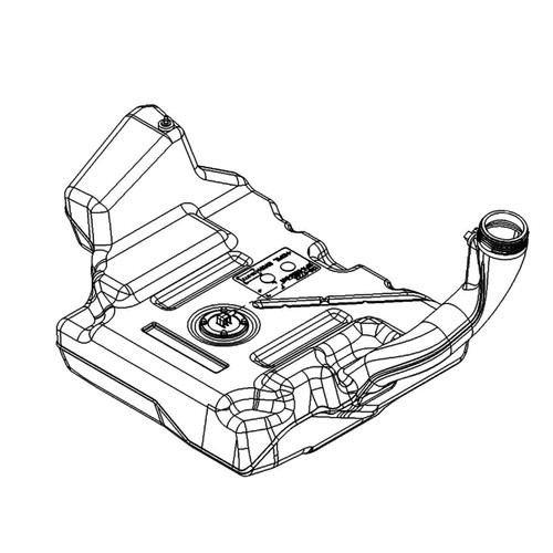 TORO - 126-4724 - TANK-FUEL - Original Part - Image 1