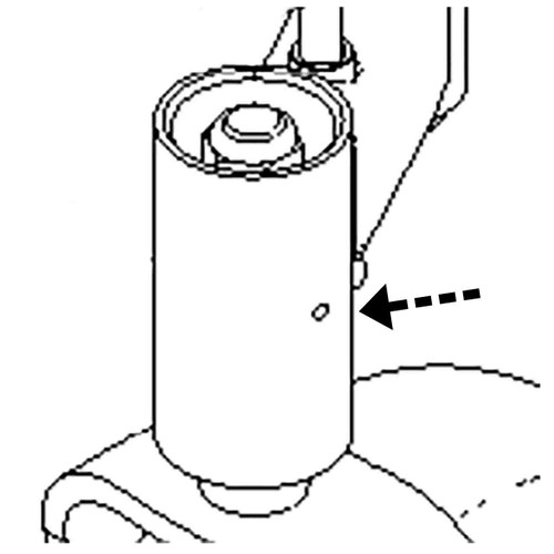 TORO - 131-1523-01 - TUBE-CASTOR SHORT - Original Part - Image 1