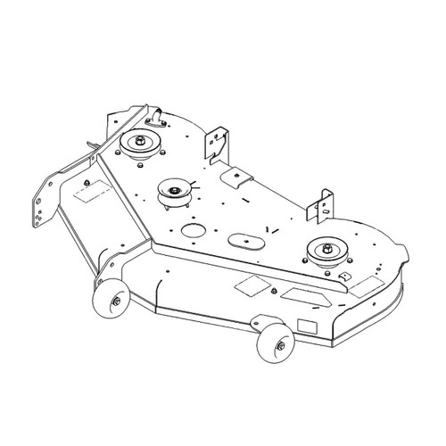 TORO - 131-3614 - DECK AND DECAL ASSEMBLY - Original Part