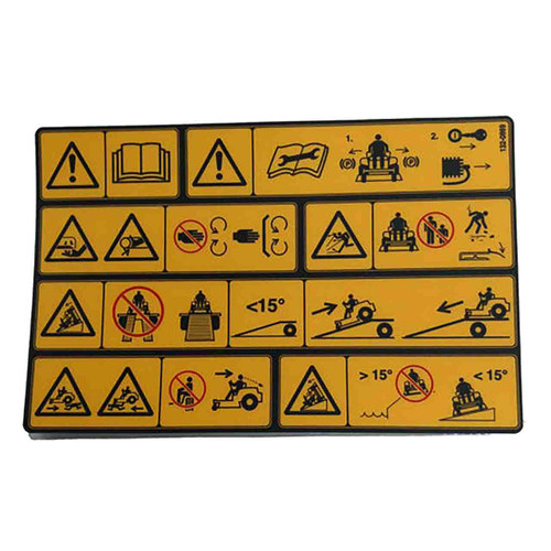TORO - 132-0869 - DECAL-DANGER - Original Part