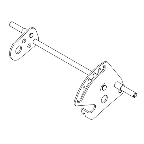 134-4050 - REAR AXLE FRAME ASSEMBLY WHEEL - TORO Genuine OEM Part