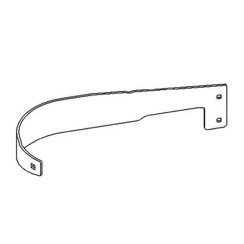 TORO - 135-0792-01 - BAFFLE-DOGLEG CENTER (LH) - Original Part - Image 1