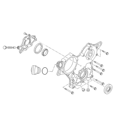 TORO - 135-4044 - GEAR CASE COVER ASSEMBLY - Original Part