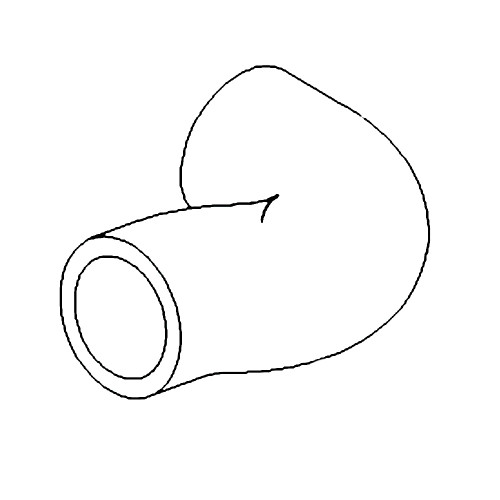 TORO - 135-4105 - HOSE-INTAKE AIR - Original Part - Image 1