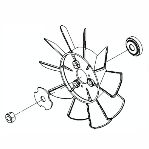 1365418 FAN HUB KIT TORO Genuine OEM Part