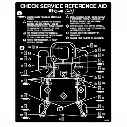 1365519 DECAL CHECK SERVICE TORO Genuine OEM Part