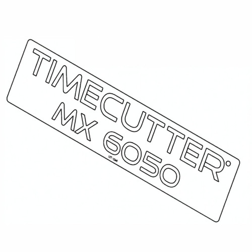 1365580 DECALTIMECUTTER TORO Genuine OEM Part