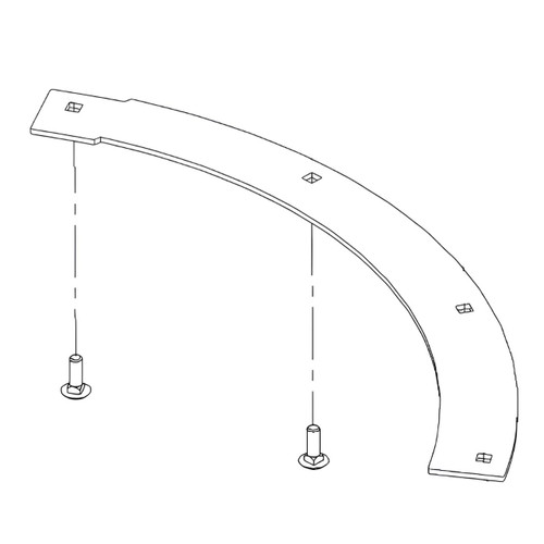 137204103 BAFFLEBLOWOUT SIDE TORO Genuine OEM Part