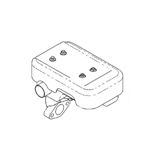 TORO - 139-0578 - MUFFLER ASSEMBLY - Original Part