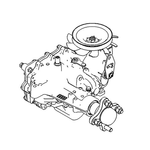 TORO - 140-5180 - LEFT HAND HYDRO TRANSMISSION ASSEMBLY - Original Part