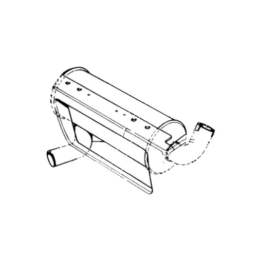 TORO - 28-0300 - EXHAUST MUFFLER 10 HP - Original Part