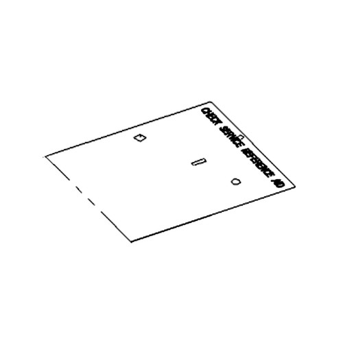 TORO - 107-9863 - DECAL-CHECK SERVICE - Original Part - NO LONGER AVAILABLE